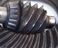 Very Burned Ring & Pinion Gear Set