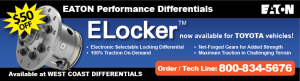 Electric Locker ELocker E-Locker Locking Differentials for Toyota Tacoma, 4Runner, Land Cruiser, Landcruiser, Tundra, GX470, LX570