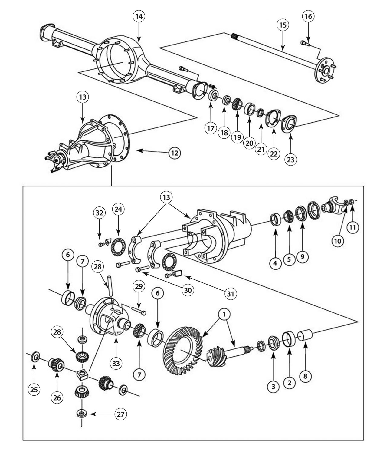 Chrysler 8 75 differential parts west coast differentials