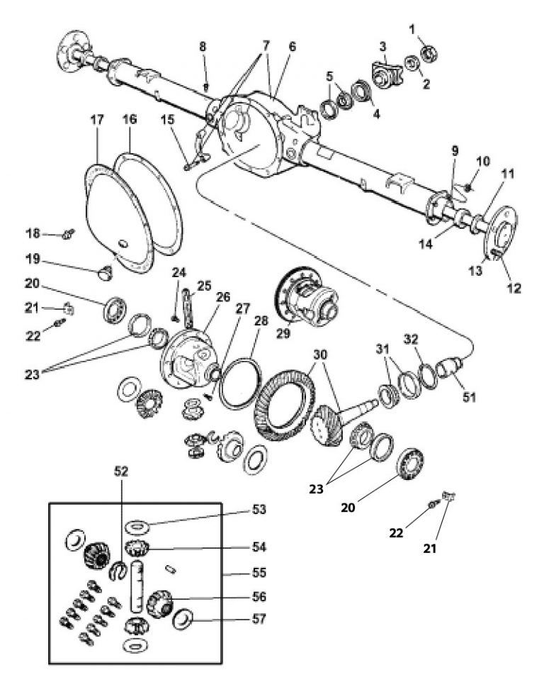 Chrysler 9.25" Differential Parts West Coast Differentials