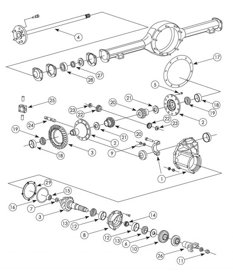 Ford 9 axle differential parts catalog west coast differentials
