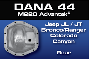 Dana 44 M220 Advantek JL/JT Gladiator Bronco Ranger Colorado Canyon Rear Differential Gear & Axle Parts - Ring & Pinion Gears, Axle Shafts, Locking Differentials, Limited Slip and Spider Gears