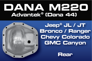 Dana 44 M220 Advantek JL/JT Gladiator Bronco Ranger Colorado Canyon Rear Differential Gear & Axle Parts - Ring & Pinion Gears, Axle Shafts, Locking Differentials, Limited Slip and Spider Gears